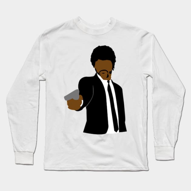 Samuel L Jackson Pulp Long Sleeve T-Shirt by LuisP96